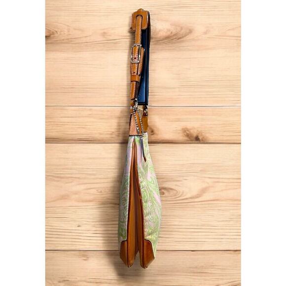 Vintage Coach 8913 Girlie Floral Twill Hobo & Matching Wristlet - Picture 4 of 15